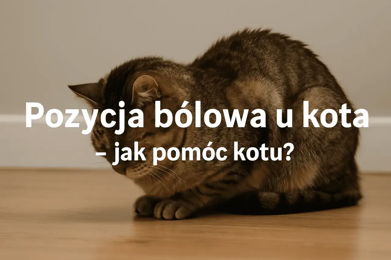 Kot w pozycji bólowej, może to być objaw zapalenia jelit. Jak pomóc kotu w takiej sytuacji?